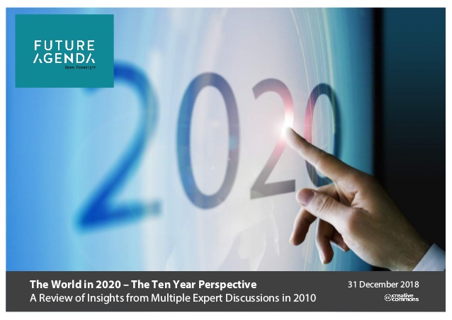 The world in 2020 – The 10 year perspective